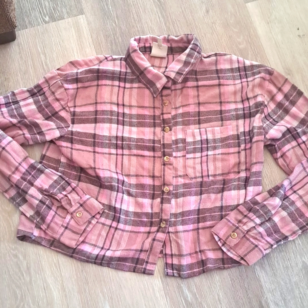 Croped flannel
